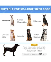 48" x 36" Elevated Breathable Dog Bed Portable Pet Cot w/ Carry Bag Metal Frame Breathable Mesh Indoor and Outdoor Tan