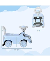 Simplie Fun Toddler Ride on Toy, Foot to Floor Sliding Car with Horn, Working Steering Wheel & No Tip Anti-Over