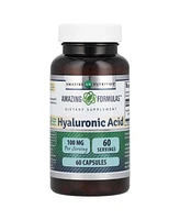 Amazing Nutrition Amazing Formulas Hyaluronic Acid 100mg Capsules Supplement | Non Gmo | Gluten Free | Made