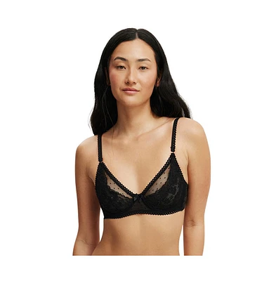 Cotton On Women's Holly Lace Underwire Bra