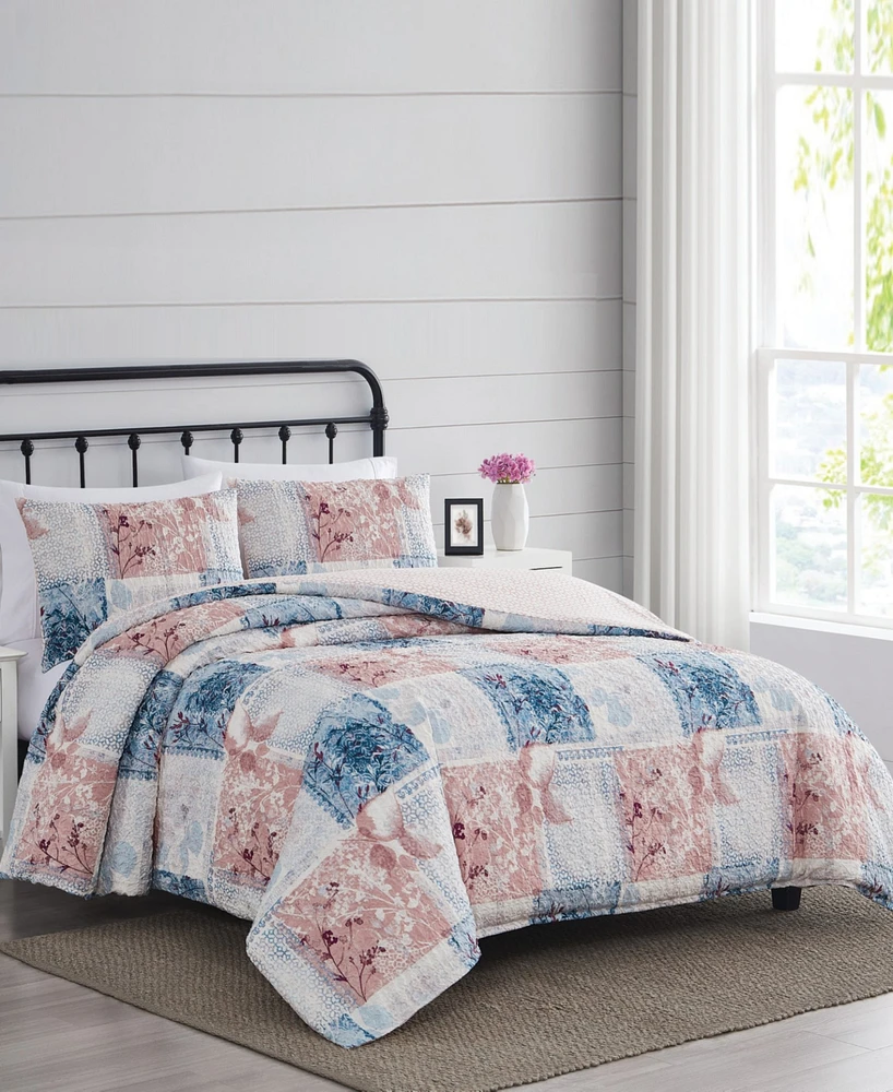 Cannon Lotte Patchwork 2-Pc. Comforter Set, Twin/Twin Xl