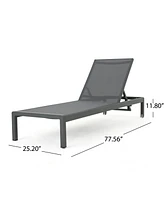 Cape Coral Kd Chaise Lounge Grey