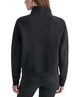 Dkny Women's Brooklyn Scuba Quarter-Zip Jacket