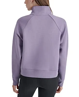 Dkny Women's Brooklyn Scuba Quarter-Zip Jacket