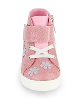 Jessica Simpson Toddler Girls Gretchen Flower High Top Sneaker