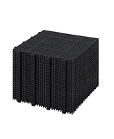 Streamdale Furniture 12 x 12 Inch Interlocking Deck Tiles Plastic Waterproof Outdoor All Weather Anti