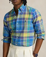 Polo Ralph Lauren Men's Classic-Fit Plaid Oxford Shirt