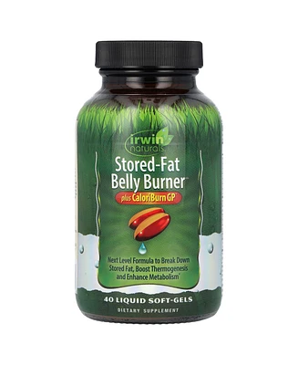 Irwin Naturals Stored-Fat Belly Burner Plus CaloriBurn Gp - 40 Liquid Soft