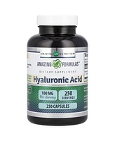 Amazing Nutrition Amazing Formulas Hyaluronic Acid 100mg Capsules Supplement | Non Gmo | Gluten Free | Made