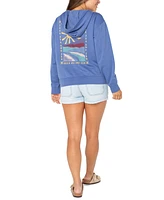 Roxy Juniors' Seek The Sun Sweet Rhythm Zip-Front Hoodie