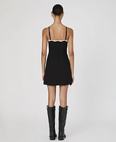 French Connection Women's Azra Contrast Mini Dress