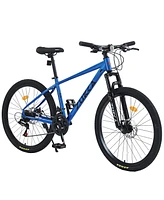 Streamdale Furniture Mountain Bike for Men and Women 26 inch 24 Speed Suspension Fork Kenda Tires