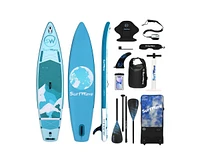 Simplie Fun Inflatable Stand Up Paddle Board 11'x34" x6" With Accessories