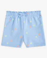 First Impressions Baby French Terry Tulip Twirl Shorts, Exclusively at Macy's