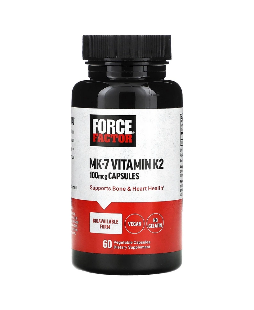 Force Factor Mk-7 Vitamin K2 100 mcg