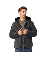 Free Country Men's Atlas Hooded Quilted Reversible Sherpa Jacket