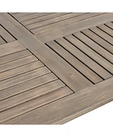 Acacia Wood 70" Dining Table