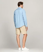 Tommy Hilfiger Men's Long Sleeve Button-Down Denim Shirt