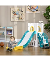 Streamdale Furniture 5 in 1 Toddler Slide, Indoor Kids Slide Playset for 1