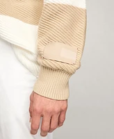 Tommy Hilfiger Men's Knit Stripe Rugby Polo Sweater