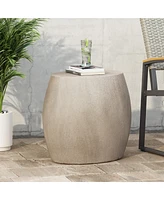 Edmonton Concrete Side Table: Modern Outdoor Style, No Assembly