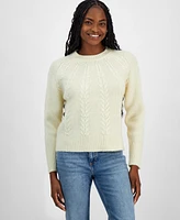 On 34th Women's Crewneck Faux-Pearl Embellished Sweater, Exclusively at Macy's