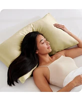 Bare Home Mulberry Silk Pillowcase, Zipper Closure Standard