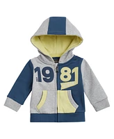 Guess Baby Boy Long Sleeve Hooded Sweatshirt and Sweatpant, 2-Piece Set