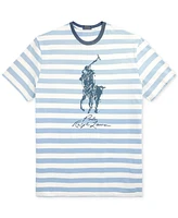 Polo Ralph Lauren Men's Big & Tall Pony Striped Jersey T-Shirt