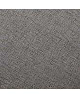 Spacious Storage Ottoman With No Assembly Required In Light Grey