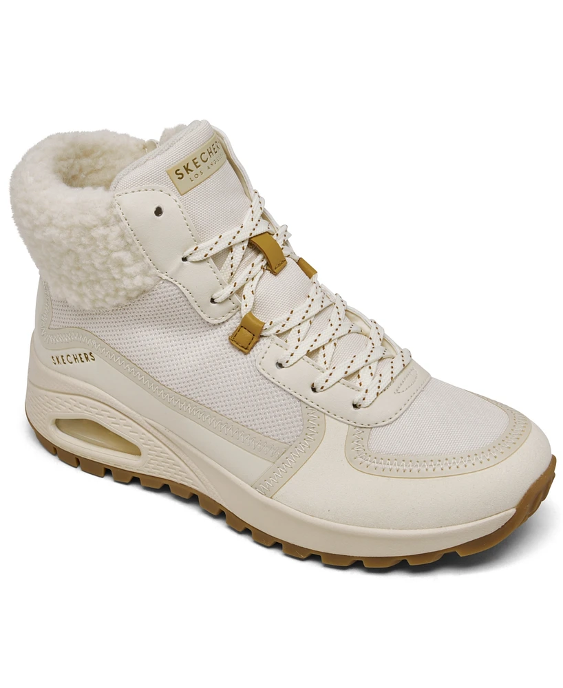 Skechers Women's Uno Rugged - Fall Mode Casual Sneaker Boots from Finish Line