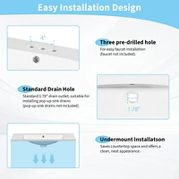 [Sink Only] 36-inch Resin Sink-Resin