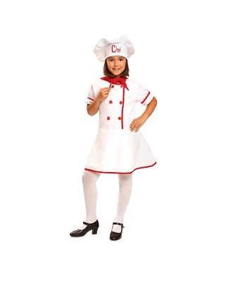 Dress Up America Chef Dress, Scarf & Hat Costume Set