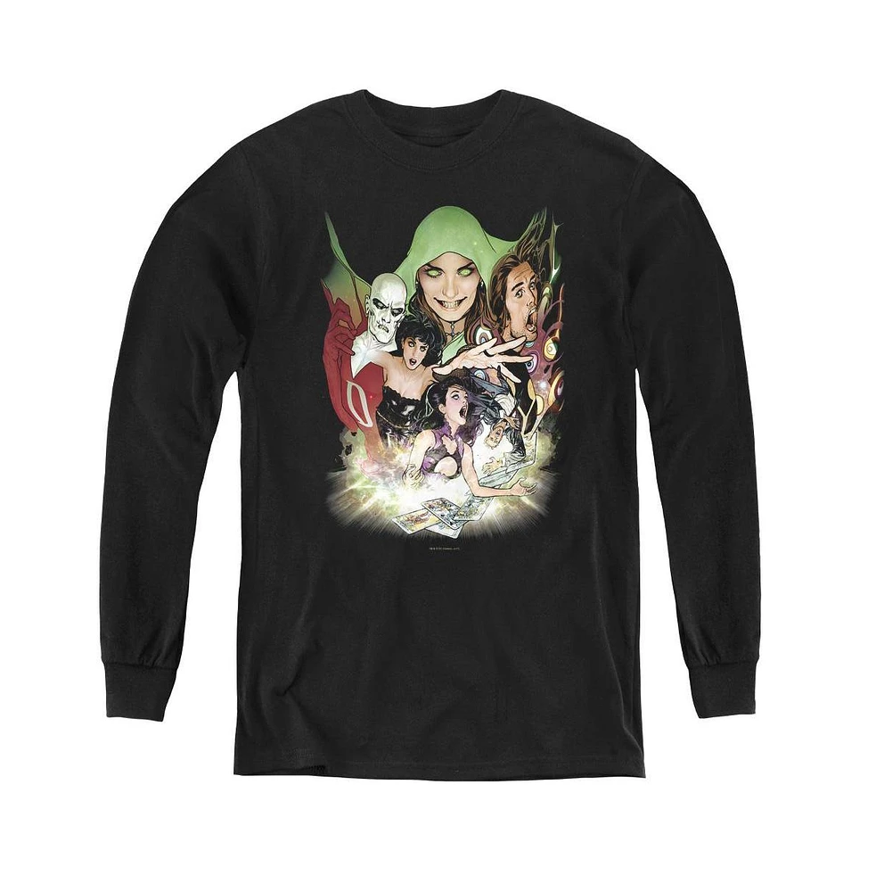 Dc Comics Boys Youth Justice League Dark Long Sleeve Sweatshirts