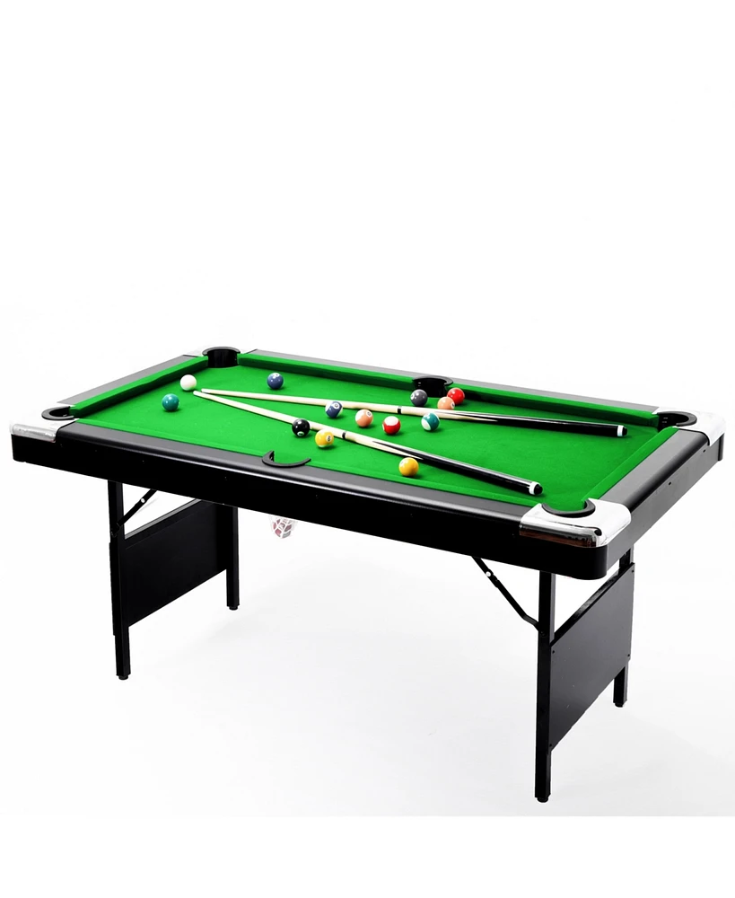 Streamdale Furniture 5.5FT Billiard Table, 1.67M pool table, billiards,5.5FT game table, Children's game table, table games, family movement, children