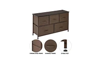 Slickblue 2-Tier Wide Closet Dresser for Stylish Storage and Organization Solutions