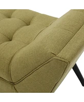 Streamdale Furniture Luxurious Green U-Shaped Bench With Padded Seat For Comfort And Style