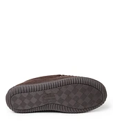 Dearfoams Men's Niles Corduroy Moccasin House Shoe Slipper