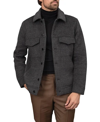 Bagatelle Homme Men's Wool Blend Double Face Trucker Jacket