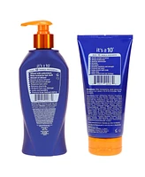 it's a 10 Miracle Shampoo Plus Keratin 10 oz & Miracle Deep Conditioner Plus Keratin 5 oz Combo Pack