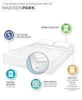 Madison Park 1500 Thread Count Cotton Blend 4-Pc. Sheet Set