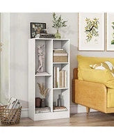 Costway 5-Cube Bookcase for Kids 41" Wooden Toy Storage Organizer for Kid's Room