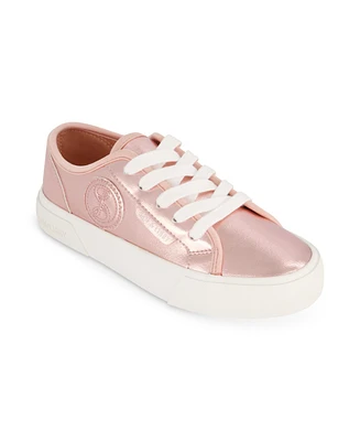 Sam & Libby Little and Big Girls Davie Dina Court Lace Up Sneaker