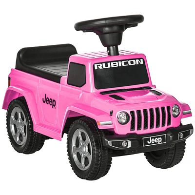 Kids Ride on Push Car, with Engine Sounds & Under-Seat Storage, Foot-to-Floor Ride on Sliding Car with Horn, Sit and Scoot Ride on Toy, Ages 1.5-3 Yea