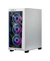 Velztorm White Pilum Cto Gaming Desktop Pc Liquid-Cooled (Amd Ryzen 7 5700X 8-Core, GeForce Rtx 3060 12GB, 32GB DDR4, 1TB PCIe Ssd + 1TB Hdd (3.5), Wi