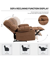 Slickblue Massage Recliner Chair Sofa with Heating and Vibration Ultimate Relaxation Furniture