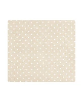 Hudson Baby Infant Girl Cotton Poly Flannel Receiving Blankets, Pink Taupe Bear, One Size