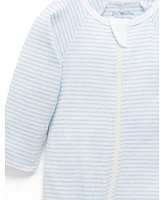 Purebaby Baby Boys Zip Coverall & Hat Set