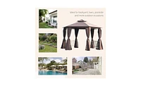 Slickblue Patio Gazebo for Outdoor Shelter and Stylish Entertaining Spaces