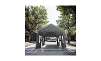 Slickblue Heavy-Duty Gazebo Party Tent - Portable Canopy Carport for Outdoor Events and Garage Use